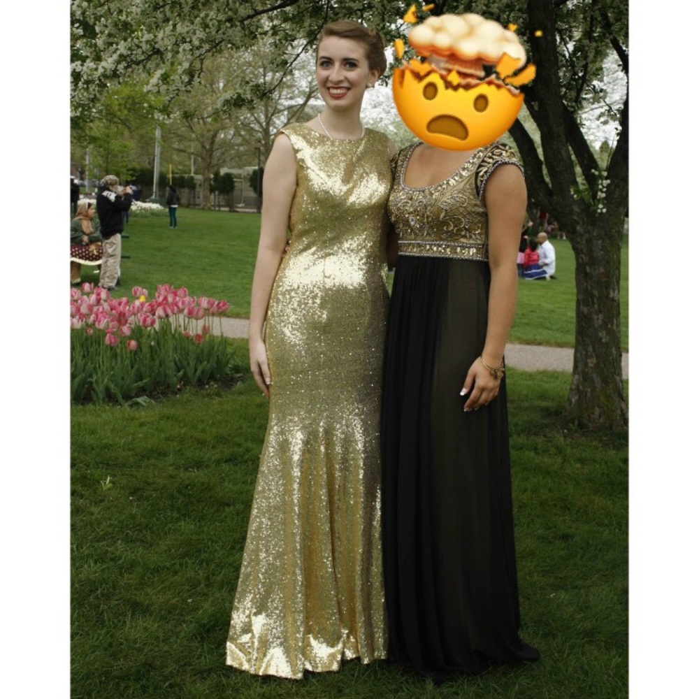 Gold Sequin Mermaid Gown